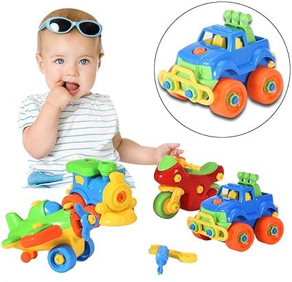 Amazon.com: Juego de juguetes de ingeniería para niños y niñas, de Take Apart Toys, juego de 4 piezas: Toys \u0026 Games