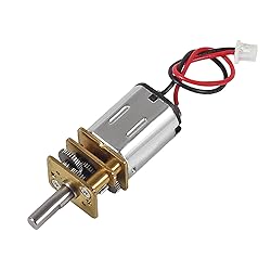 XIITIA 4pcs DC 3V-6V Mini N20 Gear Motor Slow Speed