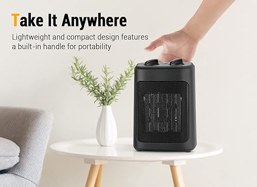 Space Heater, 1500W Electric Heaters Indoor Portable with