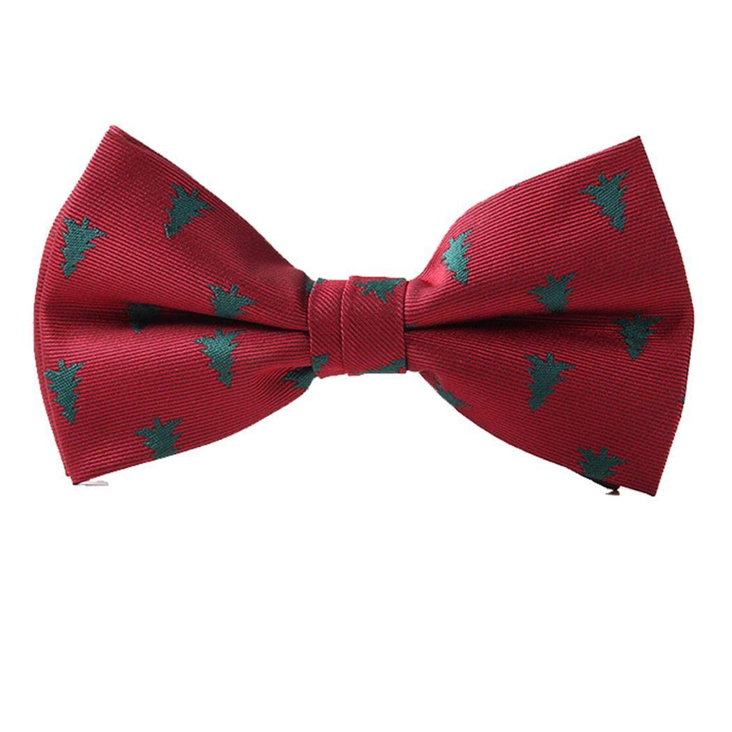CINUE Christmas Kids Adjustable Bowtie Necktie Lovely Festival Novelty Gift Bow Ties