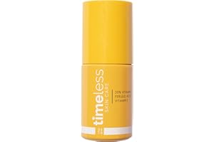 Timeless Skin Care Vitamin C Serum with Vitamin E & Ferulic Acid - Brightening Serum - for Oily & Dry Skin - Fragrance-Free - 1 oz