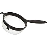 IMUSA USA IMU-71133W Plastic Strainer 6-Inch, Black