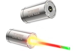 T238 LITE R&G Airsoft Tracer Unit, Mini Airsoft Tracer with 14mm CCW Thread Support Red and Green Tracer BBS