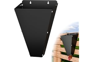 STEIPIRR Medium Size Chicken Cone, Heavy Duty Metal Poultry Restraining Cone with Flat Back Design, Chicken Processing Equipment for Broilers, Laying Hens and Turkeys up to 8 lbs (1 Pack- Medium Size)