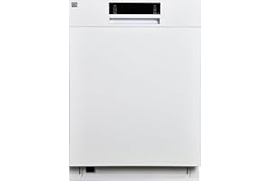 Kenmore 22-14592 24" Built-In Dishwasher - UltraWash, SmartWash, Sanitize Rinse, SmartDry and Leak Detection - 14 Place Settings - 51 DBA - ENERGY STAR Certified - 24" - White