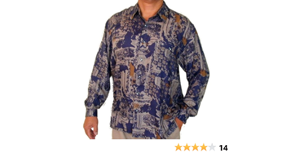 amazon mens silk shirts