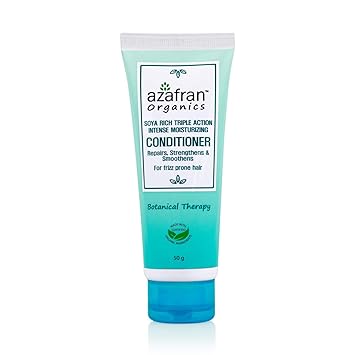 Azafran Organics Soya Rich Triple Action Intense Moisturizing Conditioner, 50g