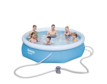 Bestway Piscine Gonflable Hors Sol Ronde Fast Set Diamètre 305 Cm