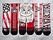 Rock 'Em Apparel University of Georgia UG Bulldogs Custom Athletic Crew Socks