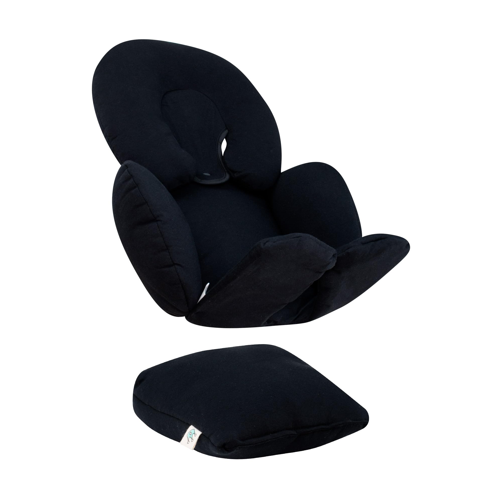 Photo 1 of JYOKO Kids Reducer Cushion Infant Head & Baby Body Support Antiallergic 100% Cotton (Head, Body and Back Support, Black Series) 3 Parts
