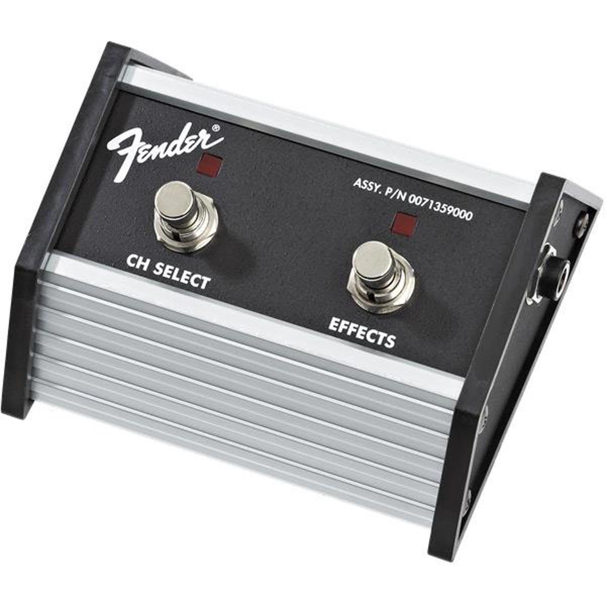 Fender 2-Button Footswitch: Channel Select/Effects On/Off with 1/4" Jack
