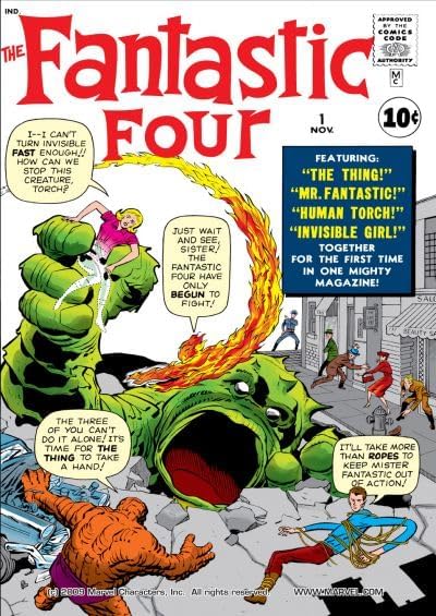 Amazon.com: Fantastic Four (1961-1998) #1: Facsimile Edition