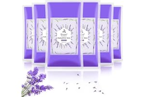 Biutee Paraffin Wax Refills 6 Pack 0.44 Pound per pack Lavender Scented Paraffin Wax Paraffin Blocks Moisturizing for Hand and Feet Low Melt Paraffin Wax