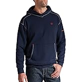 Ariat Men's Big Flame Resistant Polartec HoodieShirt, Navy, XX-Large- Tall