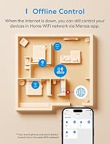 Meross Smart Plug Mini with Energy Monitoring 13A 2 Pack WiFi 2.4GHz view 9