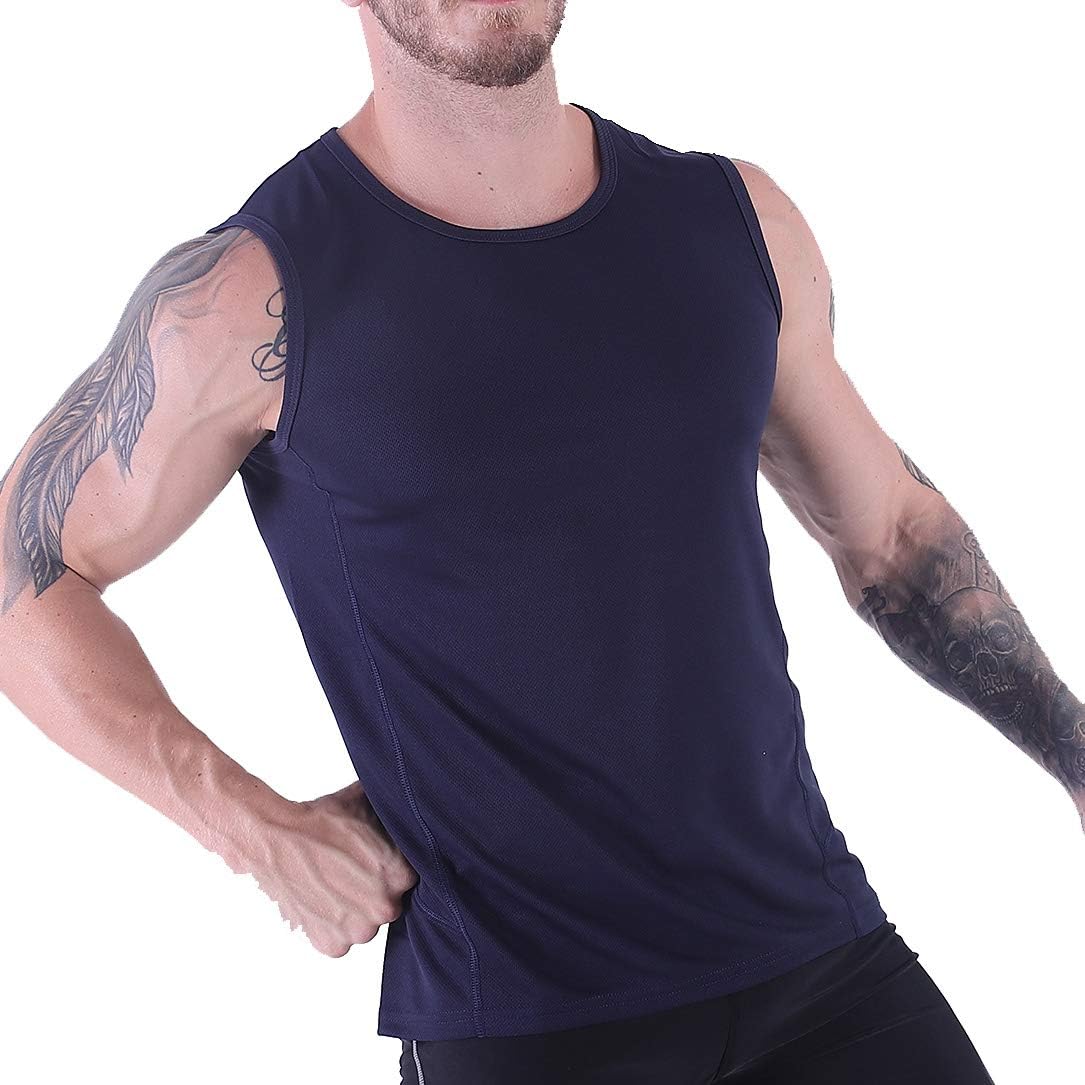 Men H.MILES Mens Sleeveless T-Shirt 