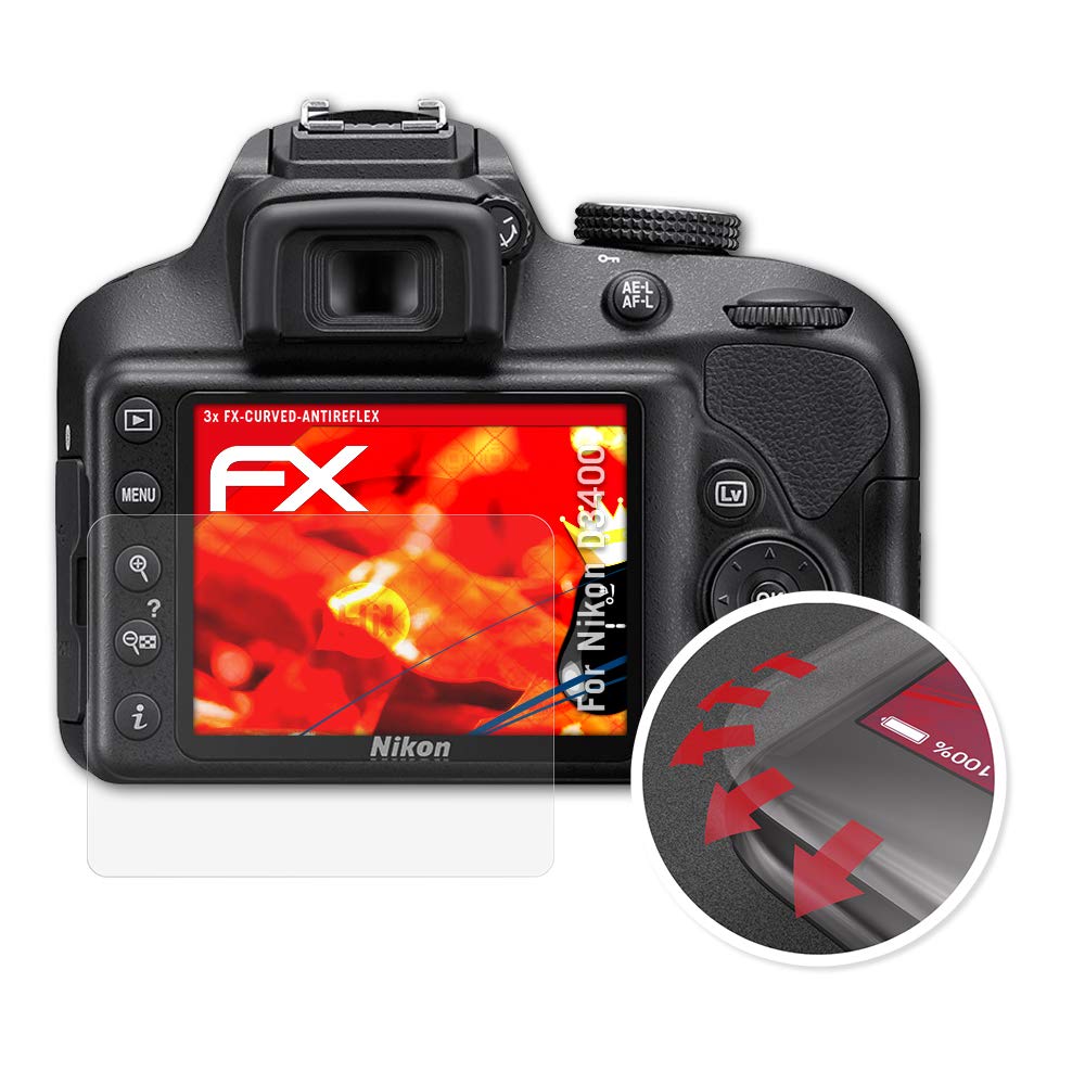 atFoliX Anti-Choque Lámina Protectora de Pantalla Compatible con ...