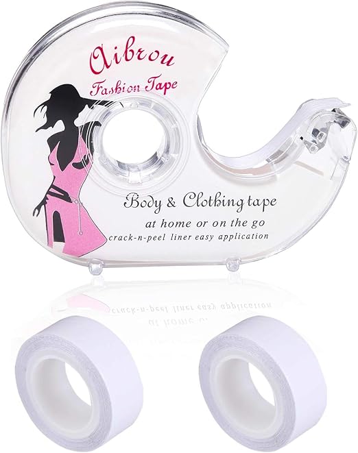 Aibrou Fashion Tape Doppelseitiges Klebeband Unsichtbarer Kleber für Kleid Damen Bekleidung Body
