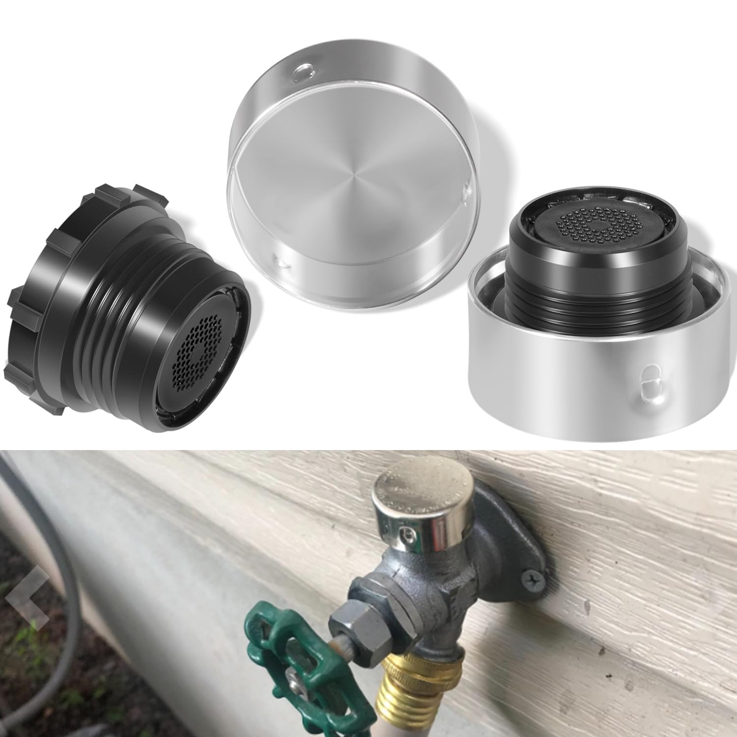 Photo 1 of 2-Pack 630-7500 Vacuum Breaker Service Parts Kit, Fits for Mansfield 400/500 series & for Nibco 90 Valve, Wall Hydrant Vacuum Breaker Repair Kit