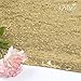 Trlyc 60 x 102-Inch Square Sequin Tablecloth Gold for Wedding
