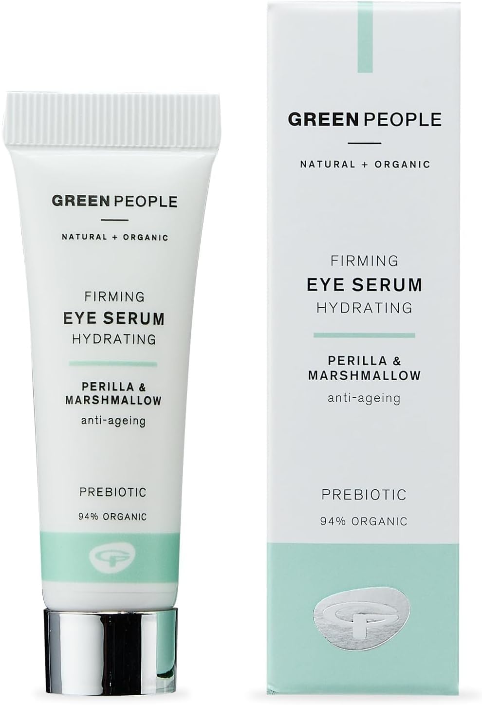 Green People Firming Vitamin C Eye Serum - Natural & Organic, For Sensitive Skin - Paraben & Alcohol Free Skincare - Non-Sticky, Cruelty Free & Vegan, 10ml