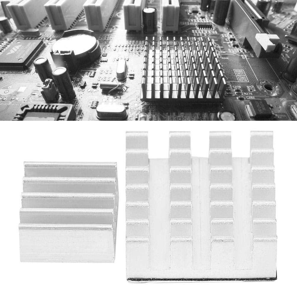 10 Set Heat Sink CPU Cooler PCB Power Board Radiator with Adhesive for Raspberry Pi 2/3/4 - Image 4
