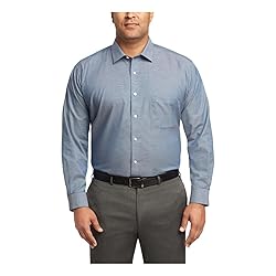 Van Heusen Men's Size Fit Dress Shirt Stain Shield
