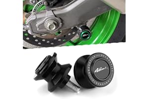 SUPER VICI Motorcycle 8MM Swingarm Spools Sliders Fit For Ninja500 Ninja400 Ninja650 2023 2024 + Ninja 400 500 650 ZX6R ZX10R 1000 SX Rear Stand Frame Sliders ninja Swingarm Spools Accessories BK