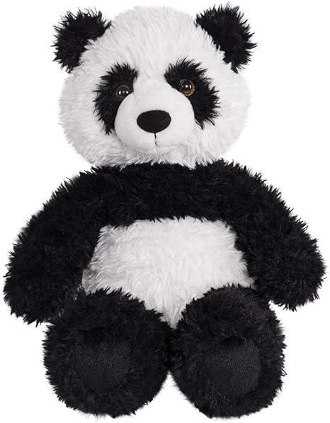 black and white teddy bears