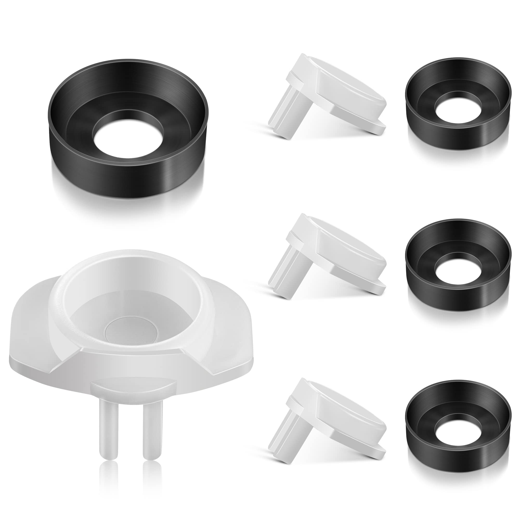 Photo 1 of Dreyoo 4 Pcs 101237 Cup Seal & Diverter Gate Compatible with Moen 3800 Tub Spout, Tub Spout Replacement Parts for Shower Bathtub Faucet Diverter Spout