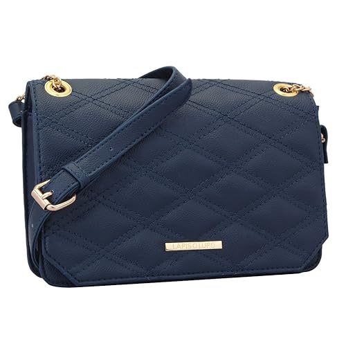 Lapis O Lupo Womens Sling Bag (Llsl0022Bl, Blue)