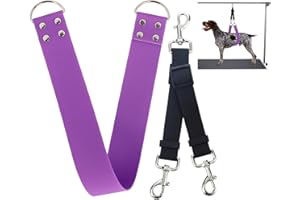 DISCPETSEC Pet Dog Grooming Belly Strap – 2 Inch Wide Waterproof Strong PVC Support Band, Grooming Loop Restraint for Pet Bat