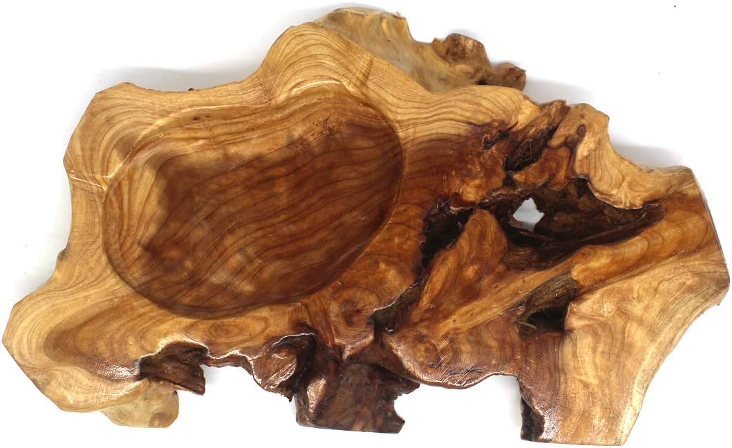 LOKEKE Unique Handmade Wooden Cigar Ashtray - Irregular Wooden Decorative Tobacco Ashtrays for Home and Office, Randam Delivery - Image 3