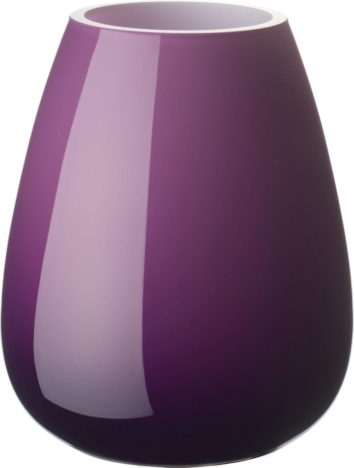 Villeroy & Boch Drop Kleine Vase Dark Lilac, 12 cm, Glas, Lila Amazon
