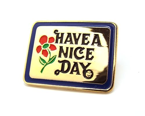 Amazon Have A Nice Day ロゴ ピンバッチ London ストリート