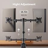 ErGear Dual Monitor Stand 13-32 Inch Adjustable Tilt Swivel Rotate 360 VESA view 7