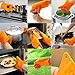 WONTECHMI BBQ Gloves, Ultra Thick and Waterproof, Heat Resistant Barbecue Grilling Cooking Gloves for Barbeque, Oven, Cooking, Frying, Baking, Smoking, Potholder, Garden, Mother's Day Gift