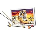 Ravensburger CreArt Majestic Tiger Paint by Numbers Kit for Kids - Painting Arts and Crafts for Ages 11 and Up