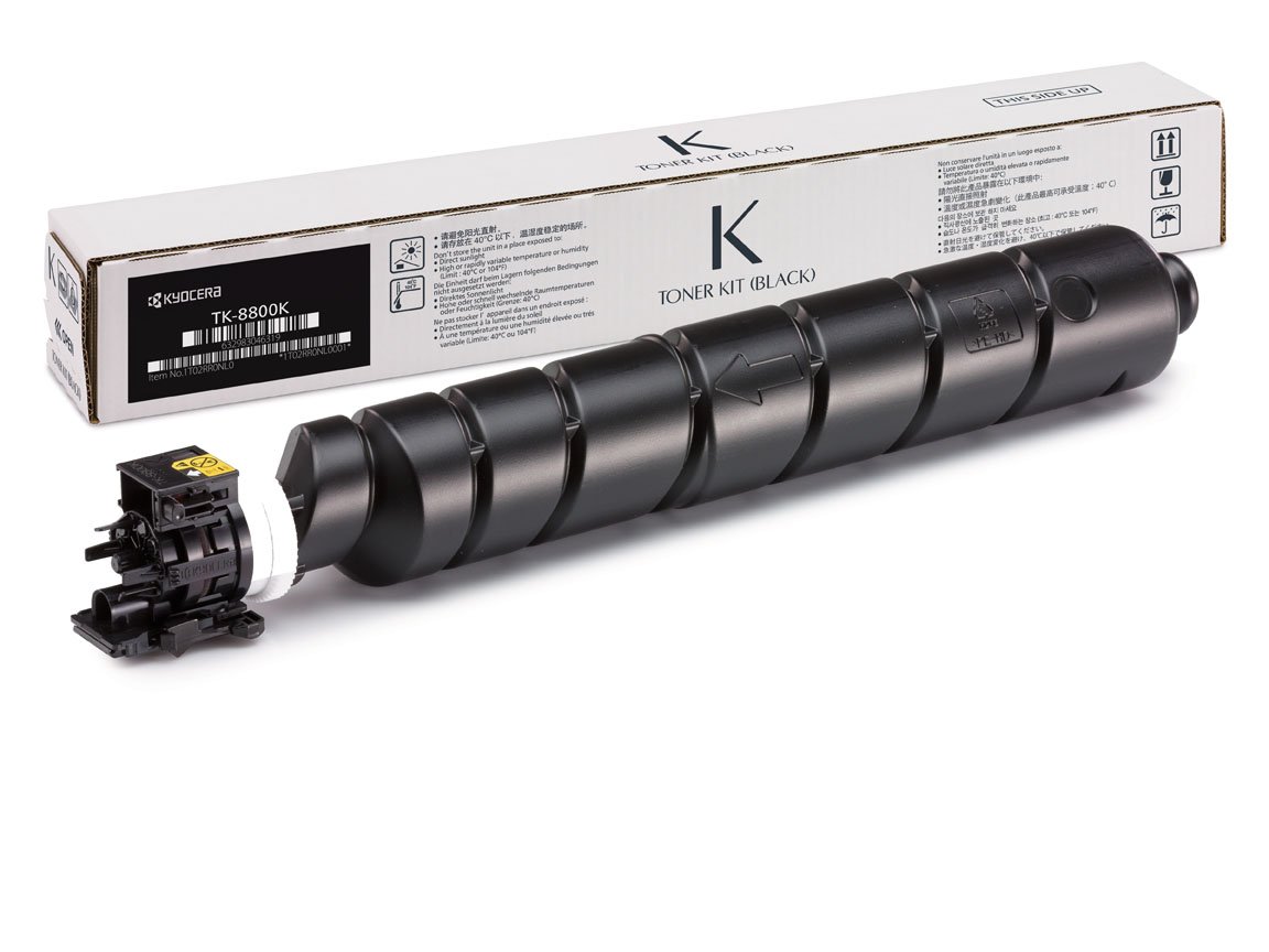 Kyocera TK-8800K Laser Toner Black Original Premium Printer Cartridge 1T02P30NL0 for Ecosys P8060cdn