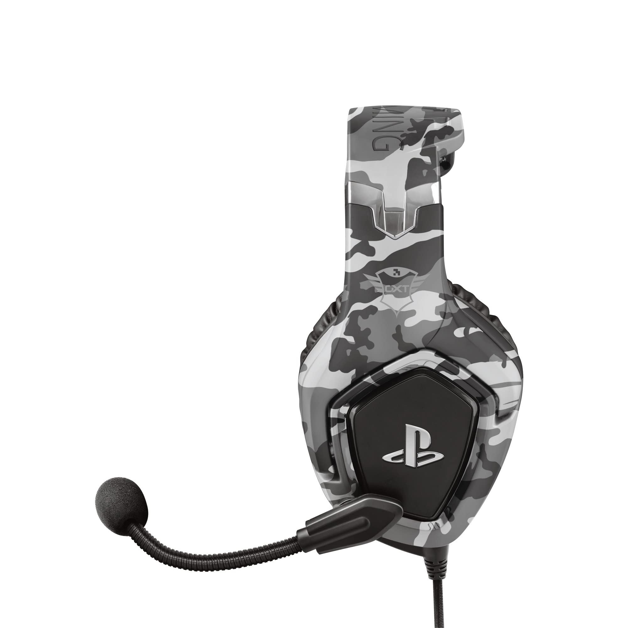 Trust Gaming Gxt 488 Forze-G [Officially Licensed For Playstation] Gaming Headset For Ps4 And Ps5 With Flexible Microphone And Inline Remote Control, Over Ear Gaming Headphones - Grey - View 9