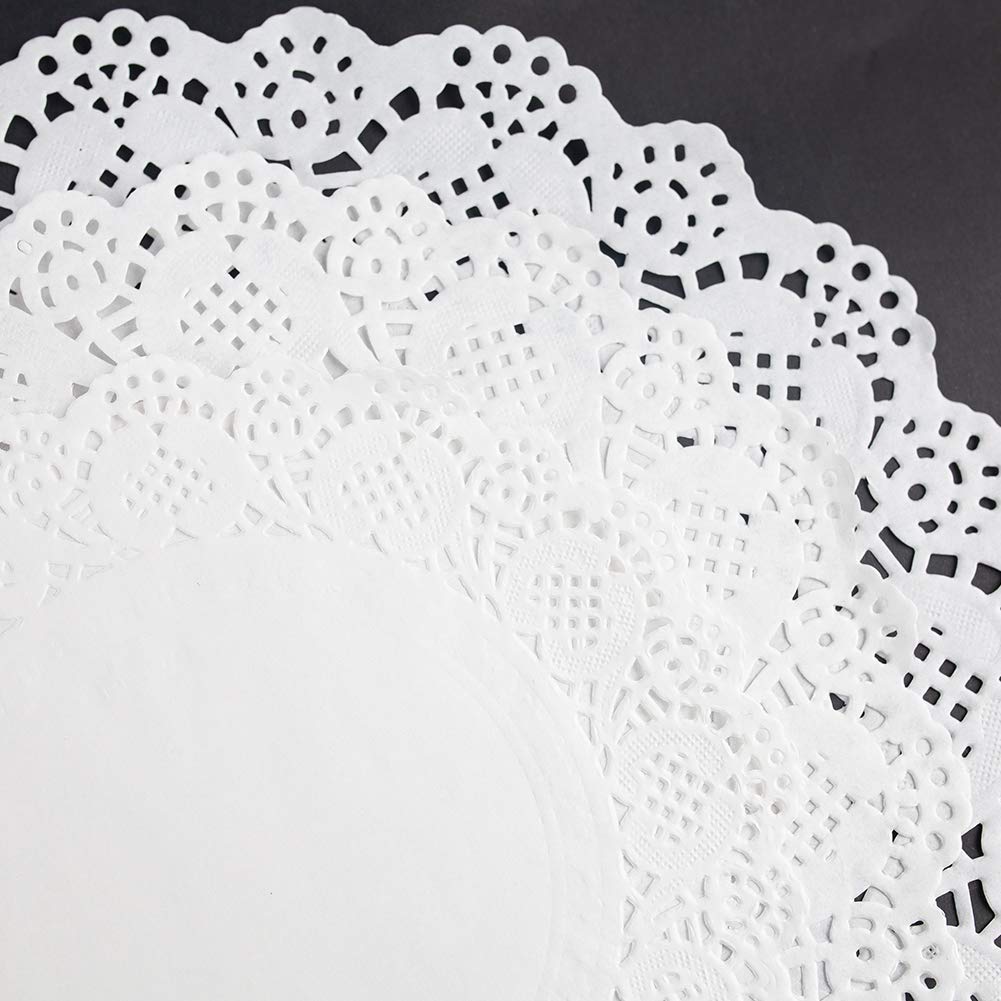 108 PCS Paper Lace Doilies Combo, Pack 36 each 6.5\
