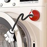 Front Load Washer Door Prop and Stopper, Washing Machine Door Holder with 2.5-Inch Suction Cup Base and Flexible Hose, Remova