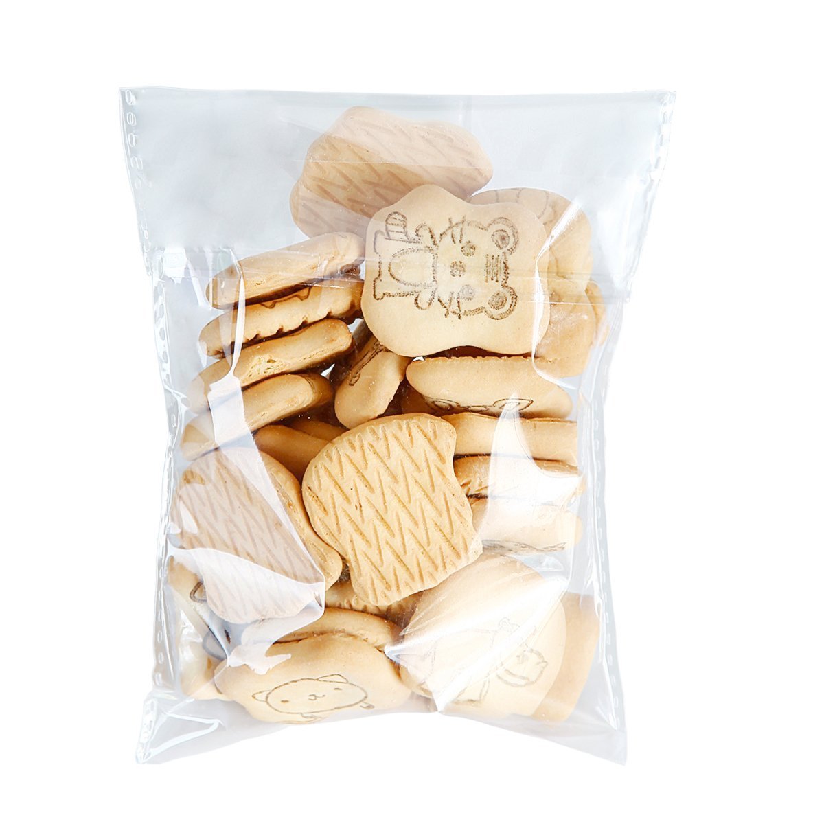 100 Clear Long Cello Bags Self Sealing Plastic Treat Bags, 1.4mils Thickness OPP Plastic Poly Gift Candy Bags for Bakery Candies Dessert Chocolate Cookie Wedding Supply (11\'\' x 14\'\')