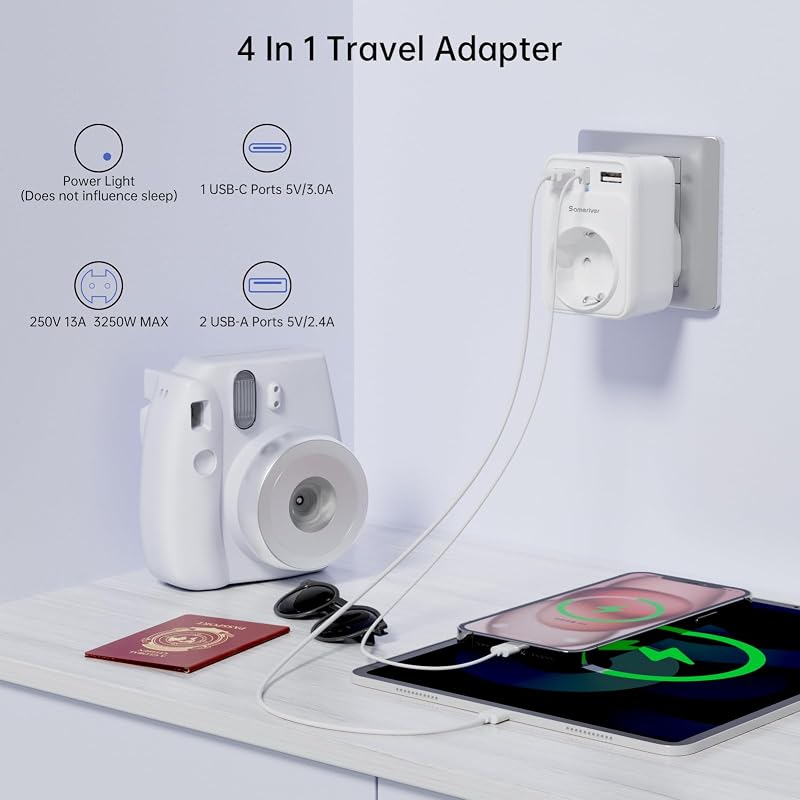 Reiseadapter Schweiz Adapter Deutschland Stecker Typ J Steckdosenadapter