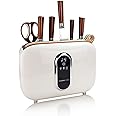 Charmline Smart Cutting Board and Knife Set with Holder, Double Cleaning and Drying Function, Space Saving Smart Home Gadgets, Keeping Kitchen Clean and Tidy, Brown