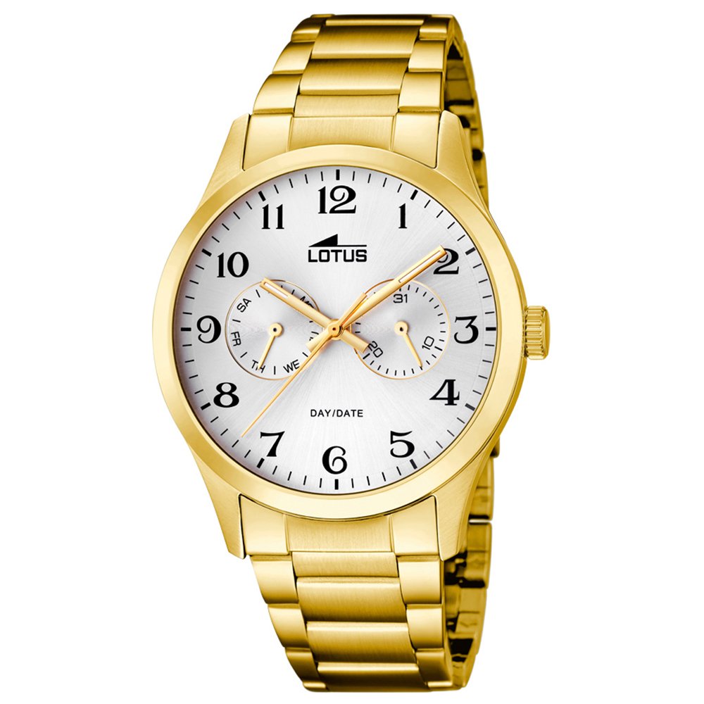 Lotus Men Analogue Quartz Watch with Stainless Steel Strap 15955/4