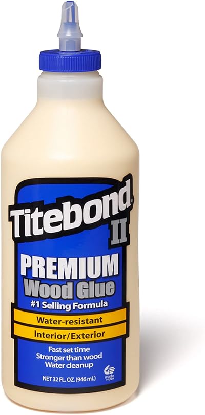 Titebond II Premium Wood Glue 1Quart 946ml Exterior Indoor Craft