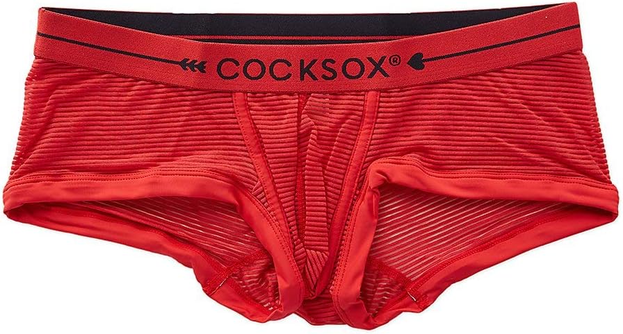 Sheer Trunk Underwear Cupid Red/Eros Black CX68SH