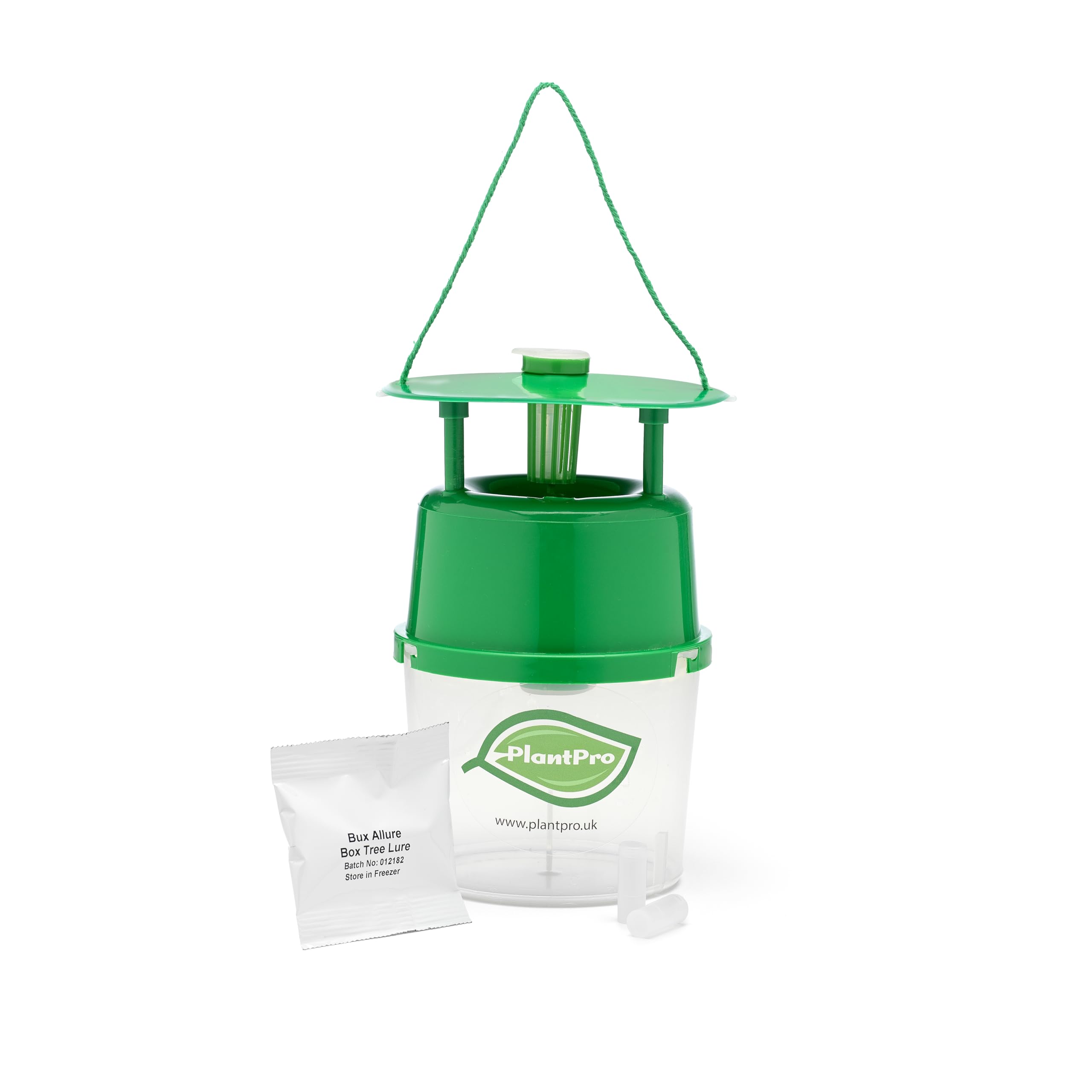 PlantPro Refillable Box Tree Moth Trap with 4 Pheromone Lures – Effective Protection for Buxus Plants & Gardens