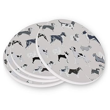 el mejor regalo para inauguración de la casa para bebidas 2 pieces set Posavasos de tamaño grande de 9,9 cm para todas las tazas madera 1 FAJRO